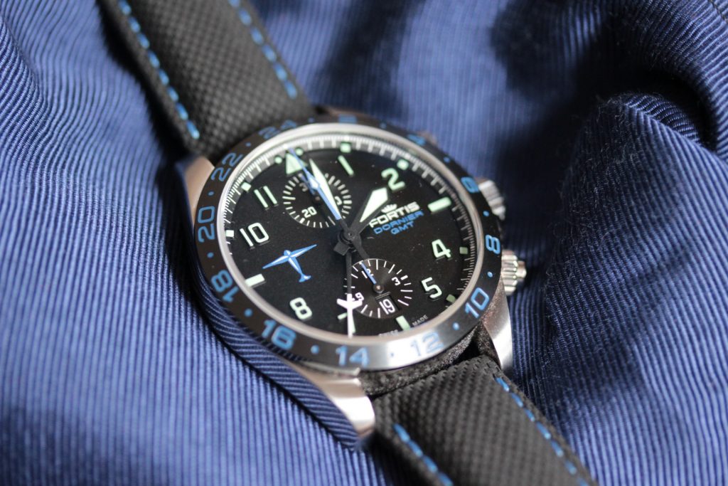 Fortis Dornier GMT chronograph